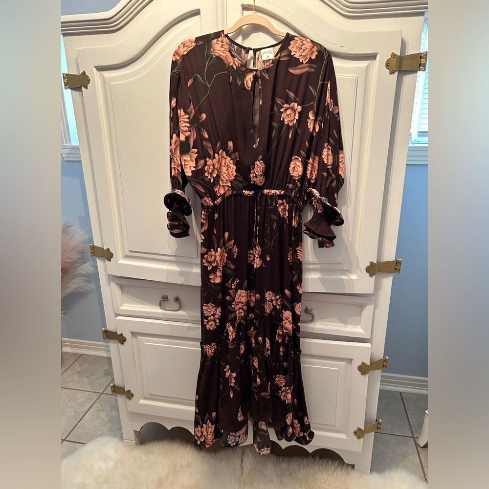 Johanna Ortiz x H & M floral patten dress Sz S